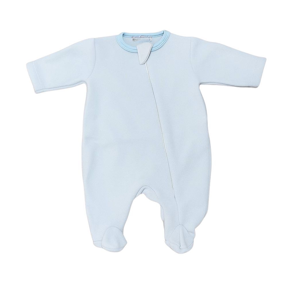  MACACAO DE SOFT COM ZIPER AZUL BEBE 