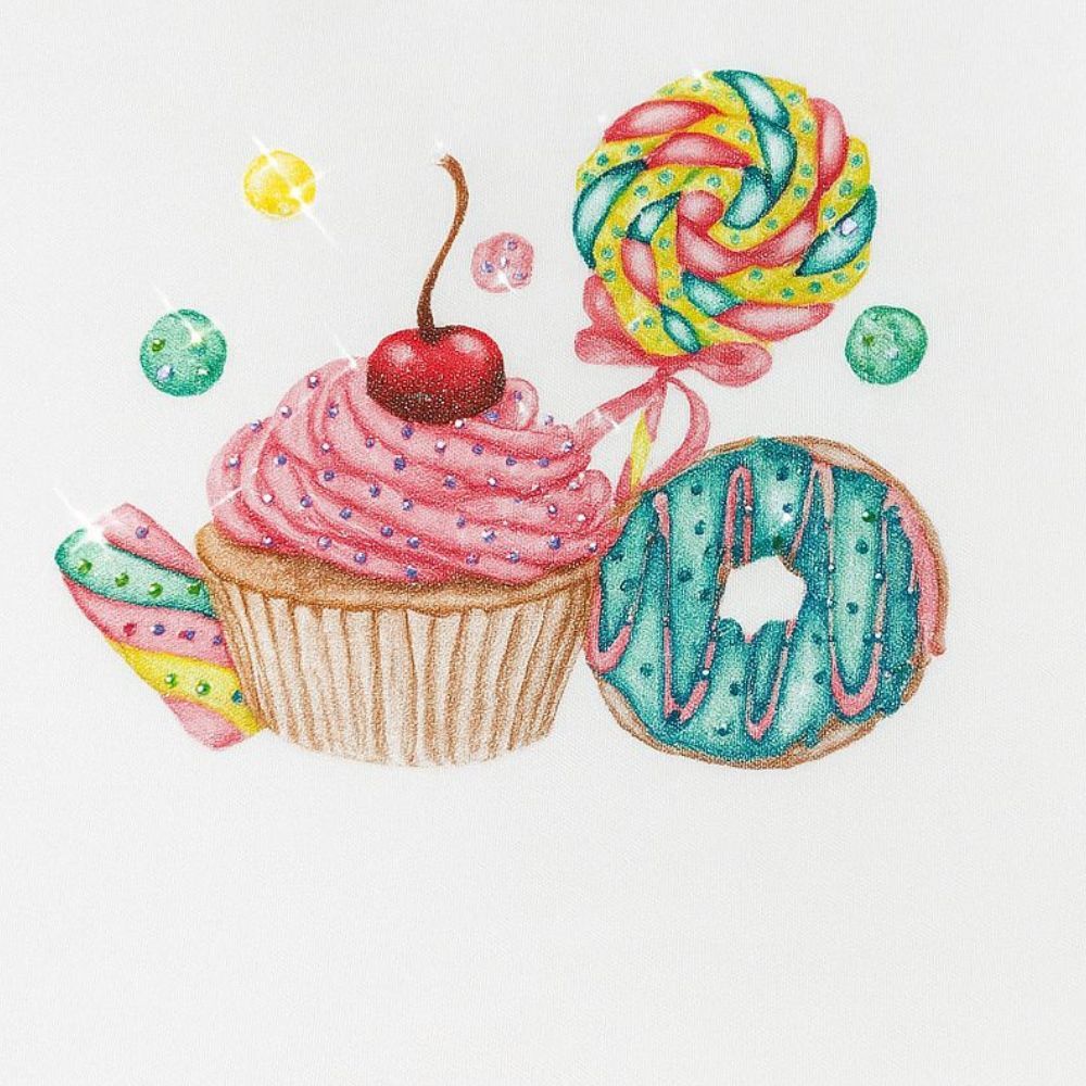 CONJUNTO CURTO INFANTIL MENINA CUPCAKE