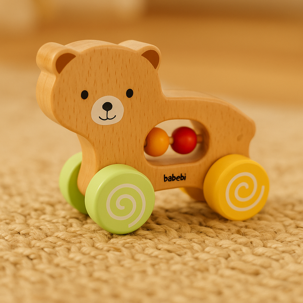 BRINQUEDO URSINHO RODA E BRINCA