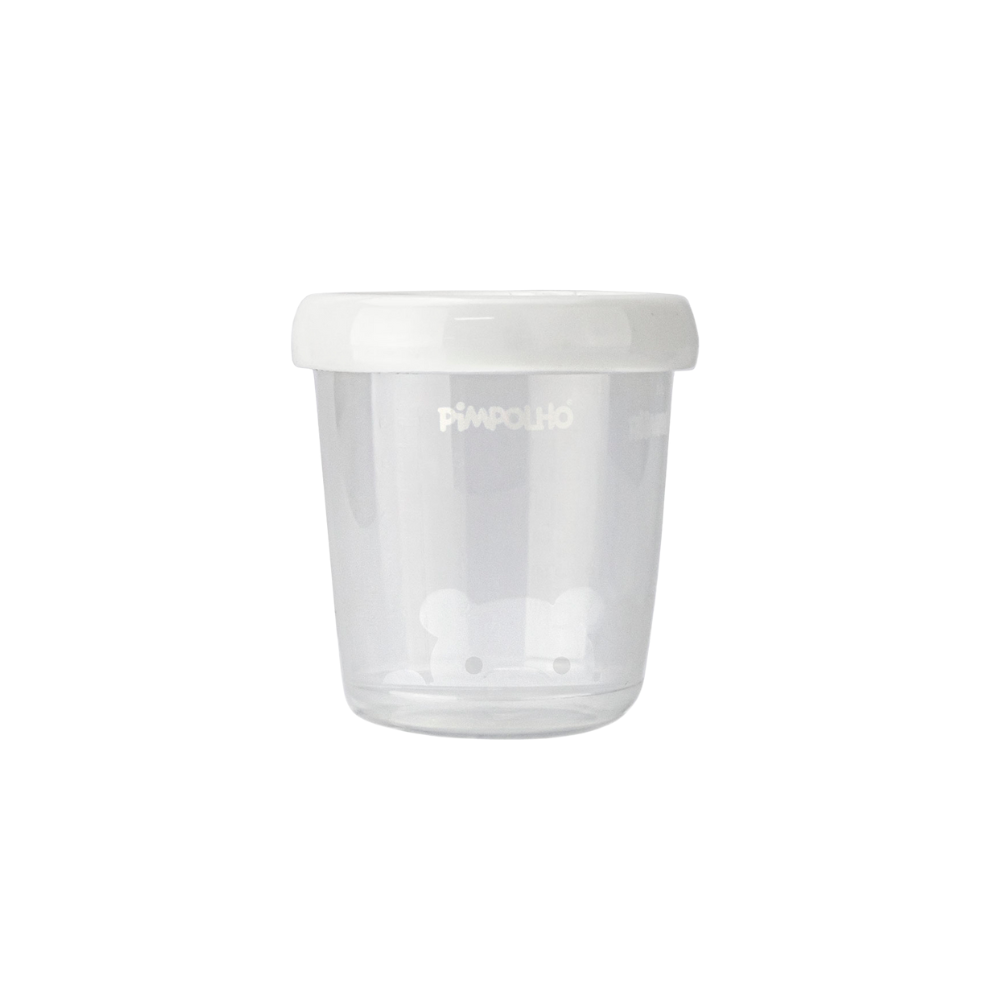  KIT 4 POTES PARA  ARMAZENAMENTO DE LEITE MATERNO 