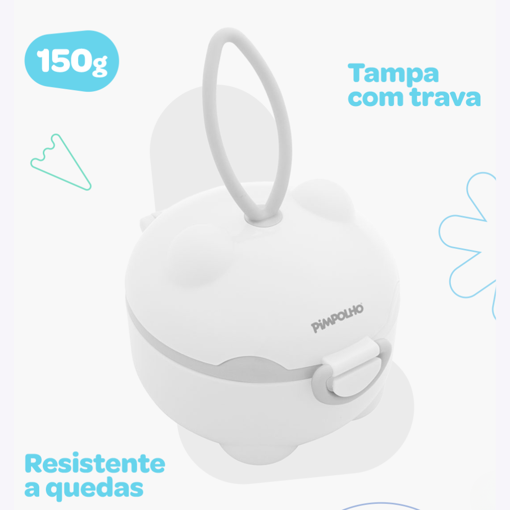 DOSADOR DE LEITE EM PÓ UNISSEX  BRANCO