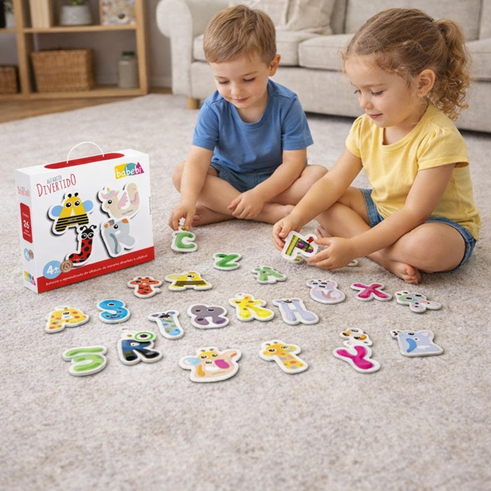 Brinquedo Educativo Alfabeto Divertido