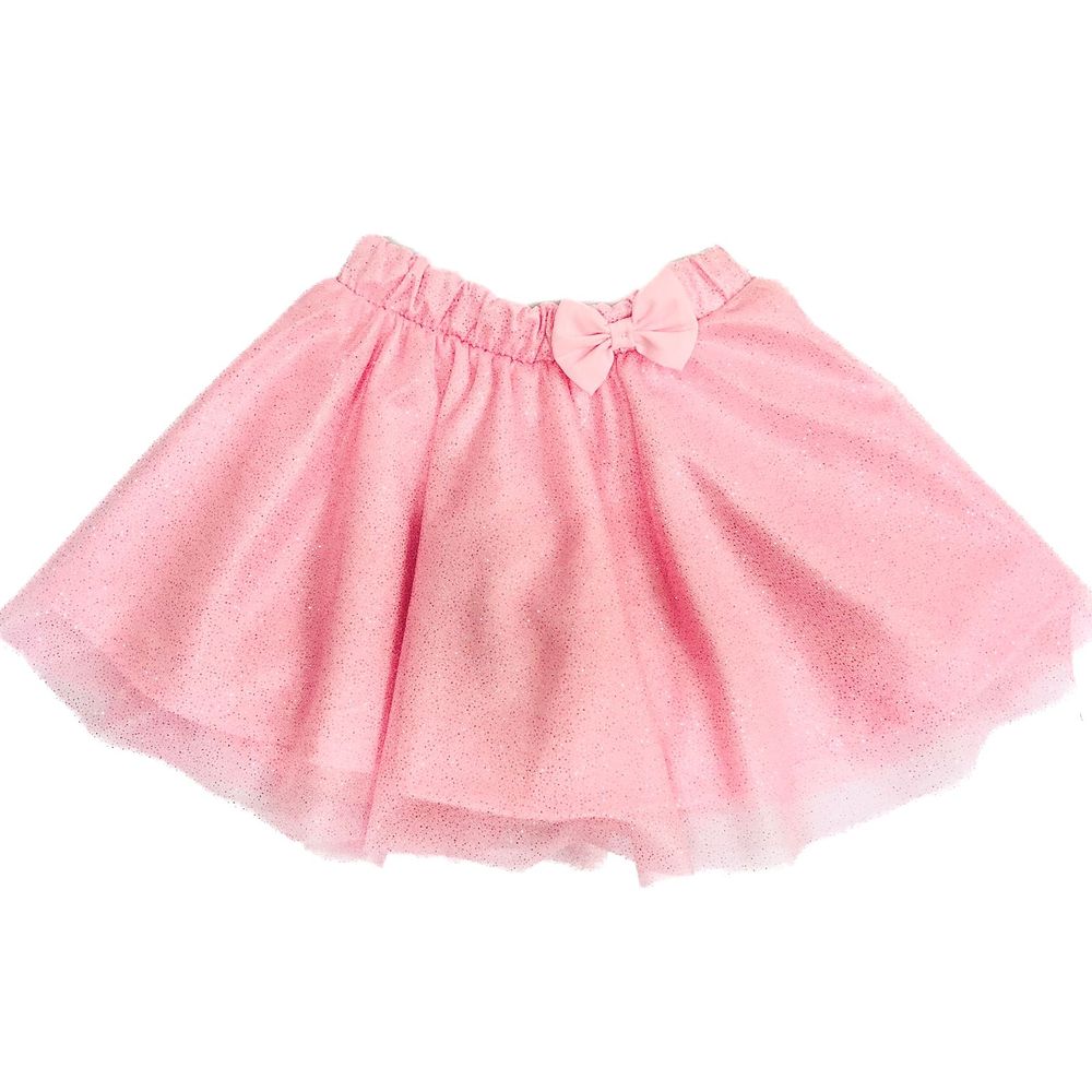 SAIA TUTU COM GLITTER BRILHANTE INFANTIL