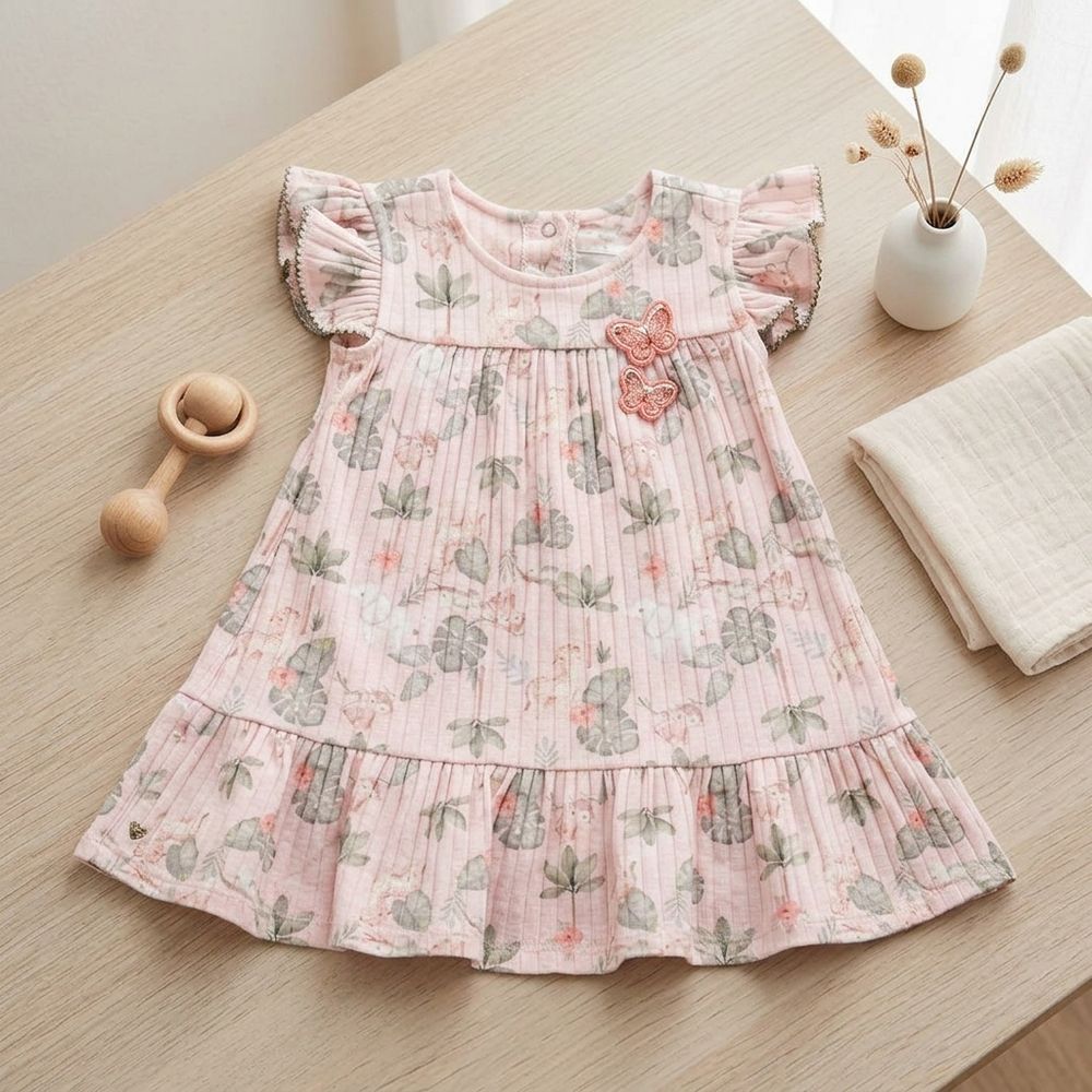 VESTIDO MALHA CANELADA BEBÊ