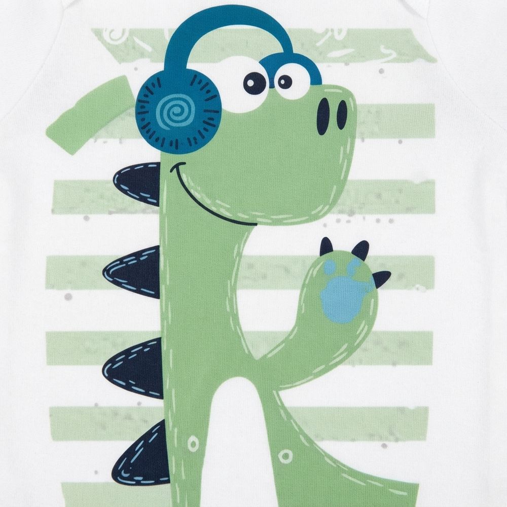 MACACÃO BEBÊ MENINO DINO