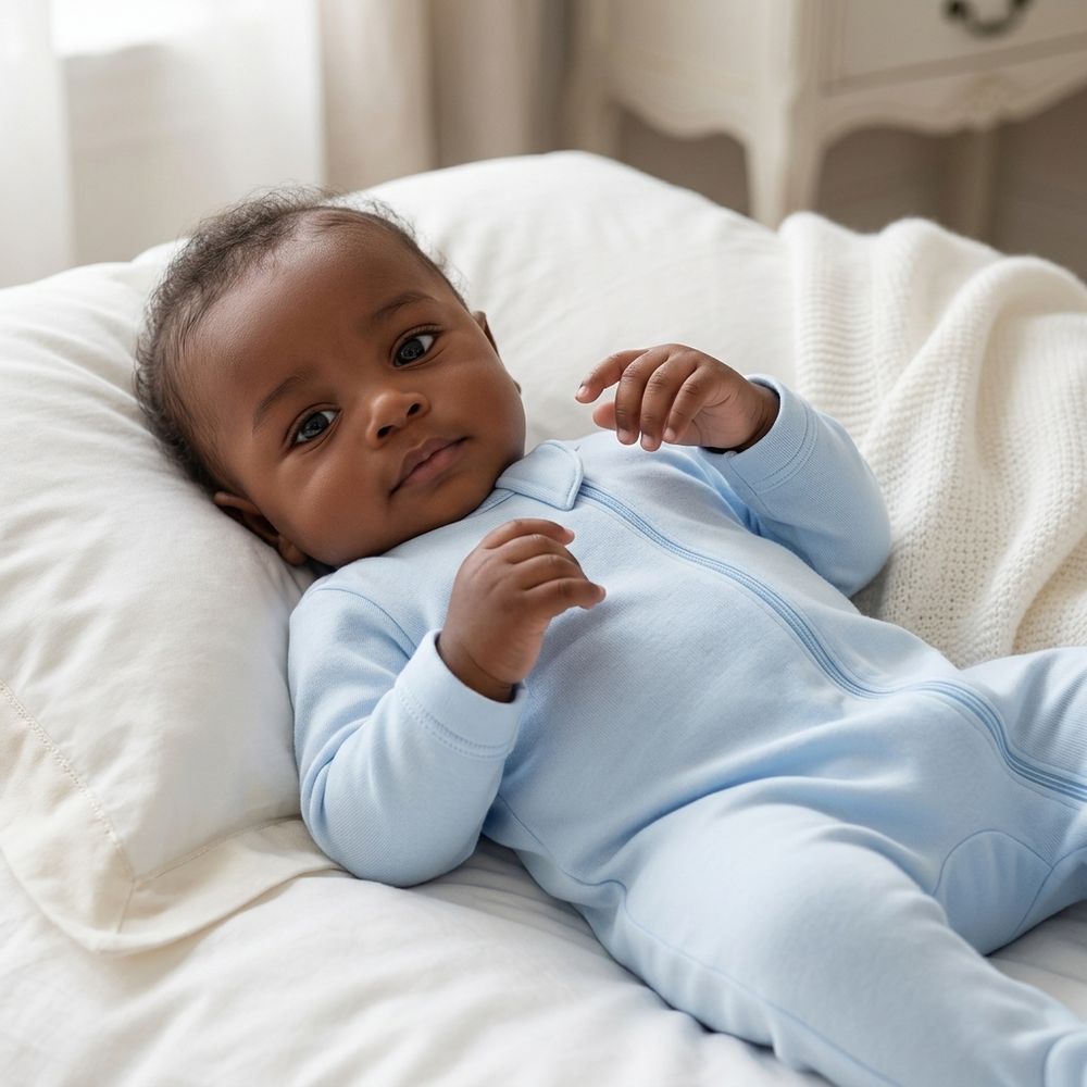 MACACÃO SOFT COM ZÍPER AZUL BEBÊ
