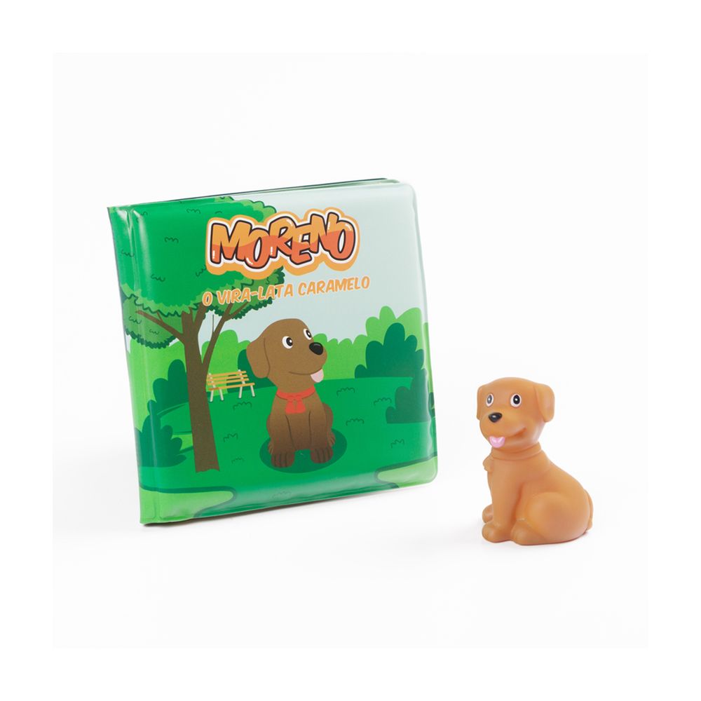 LIVRO DE BANHO COM BICHINHO CACHORRO