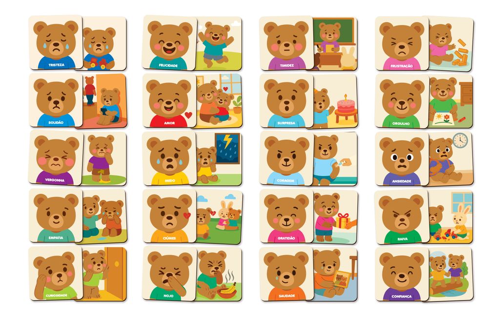 BRINQUEDO EDUCATIVO EU ME SINTO ASSIM URSINHO
