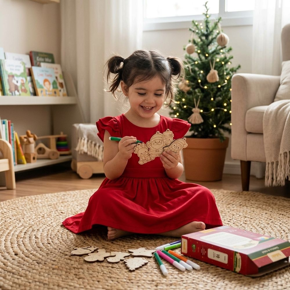 BRINQUEDO EDUCATIVO ENFEITE DE NATAL PINTE VOCÊ MESMO