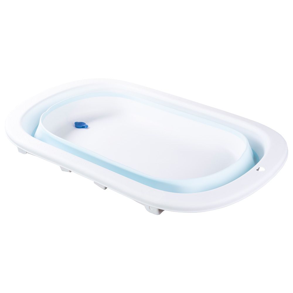 BANHEIRA DOBRÁVEL AZUL 33 LITROS PIMPOLHO