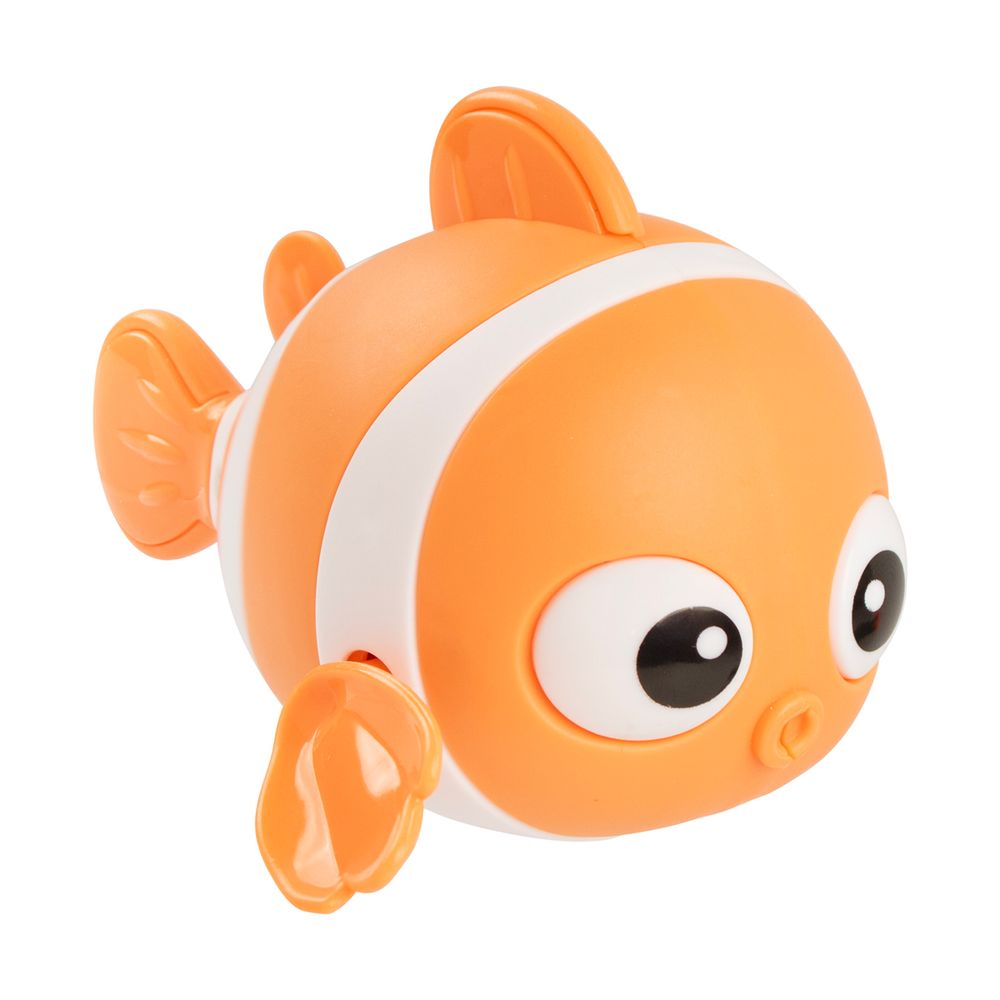 BRINQUEDO BANHO DE DAR CORDA PEIXE PALHAÇO UNISSEX PIMPOLHO