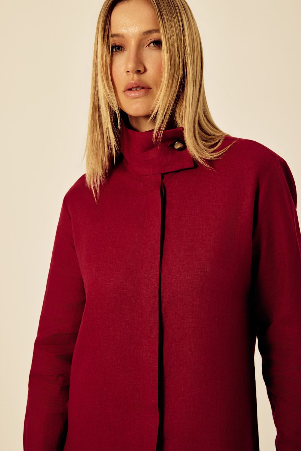 Chemise Letícia Vinho