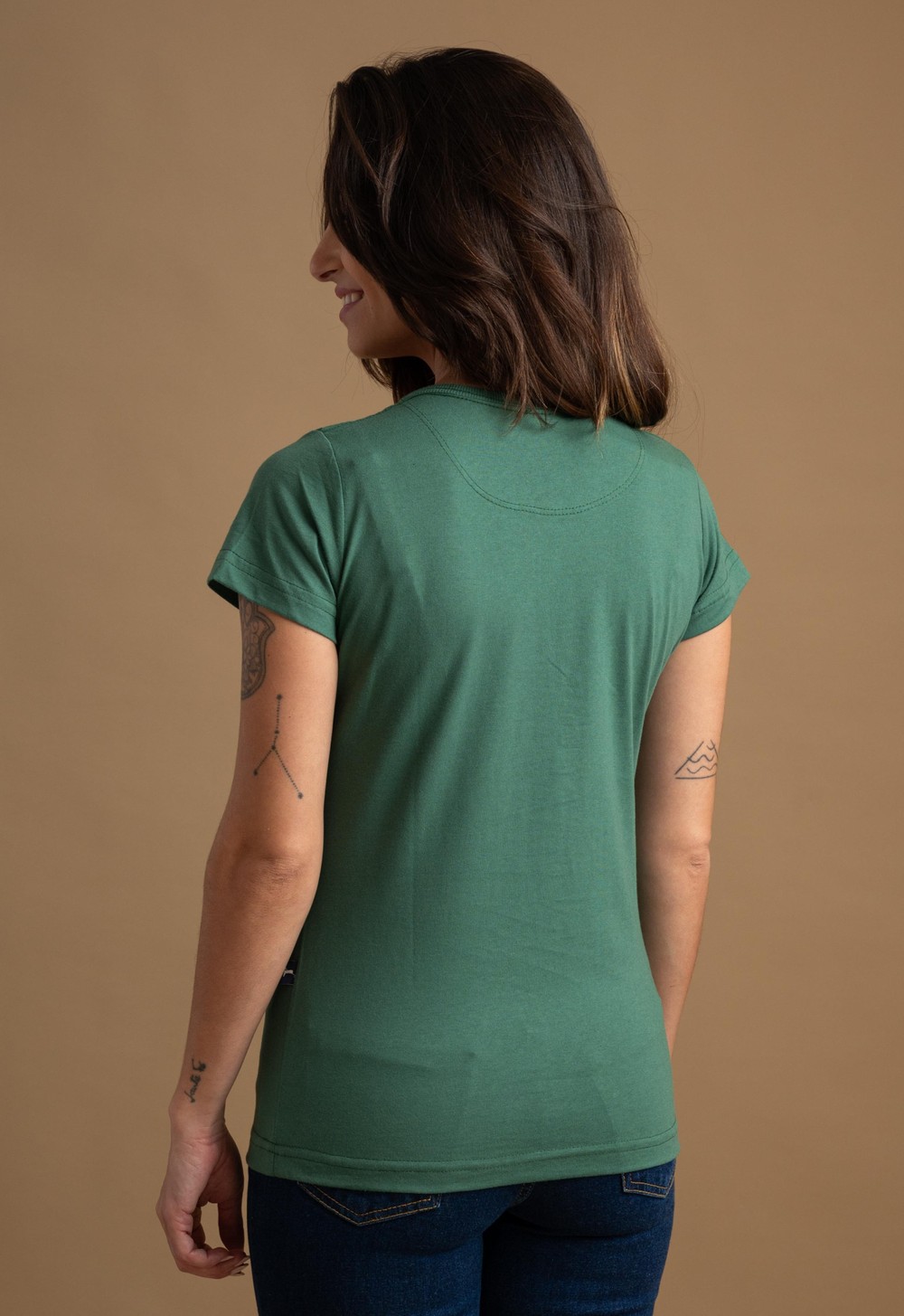 Camiseta Feminina Lisa 02531 Verde