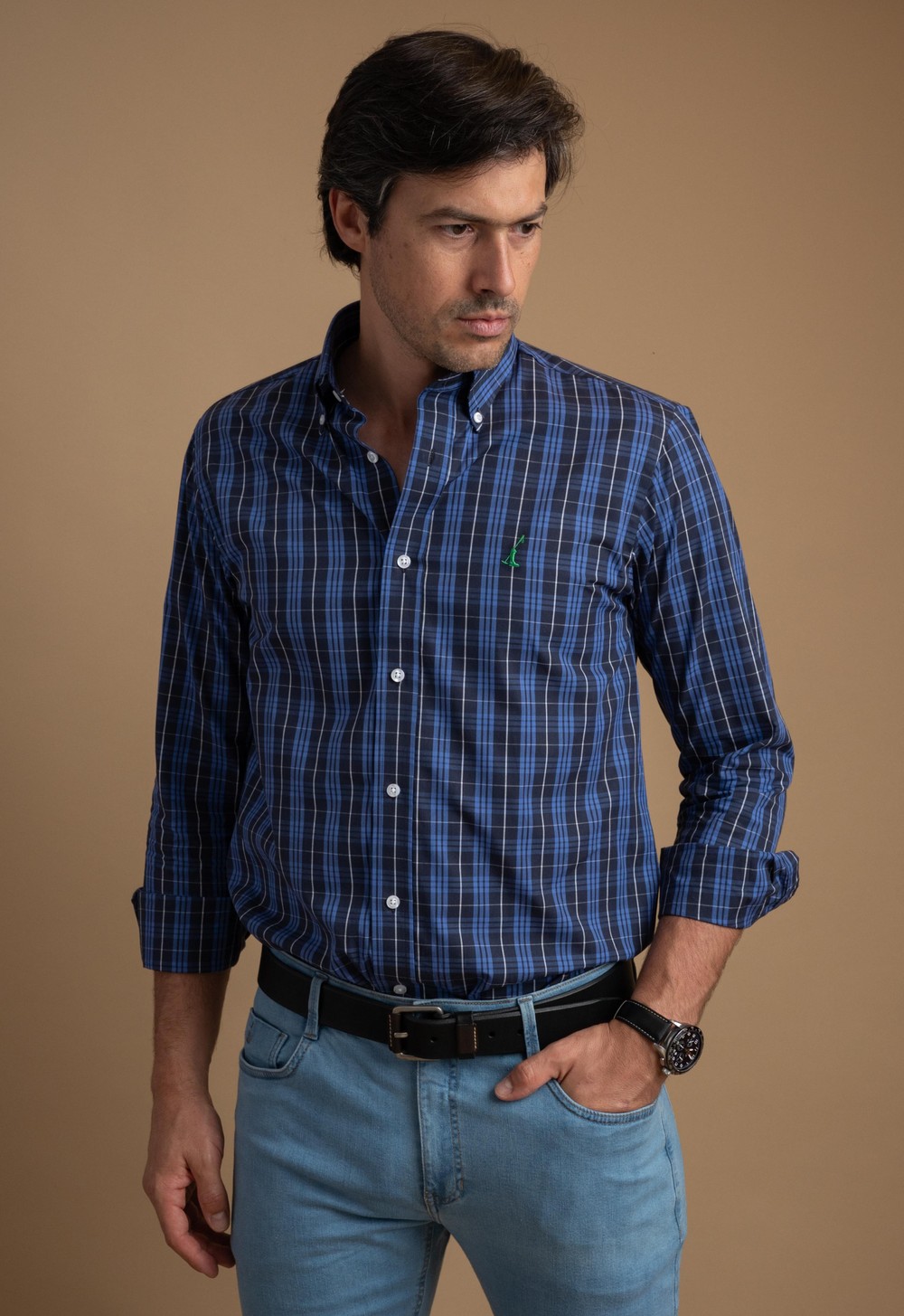 Camisa Hombre Juan Xadrez020