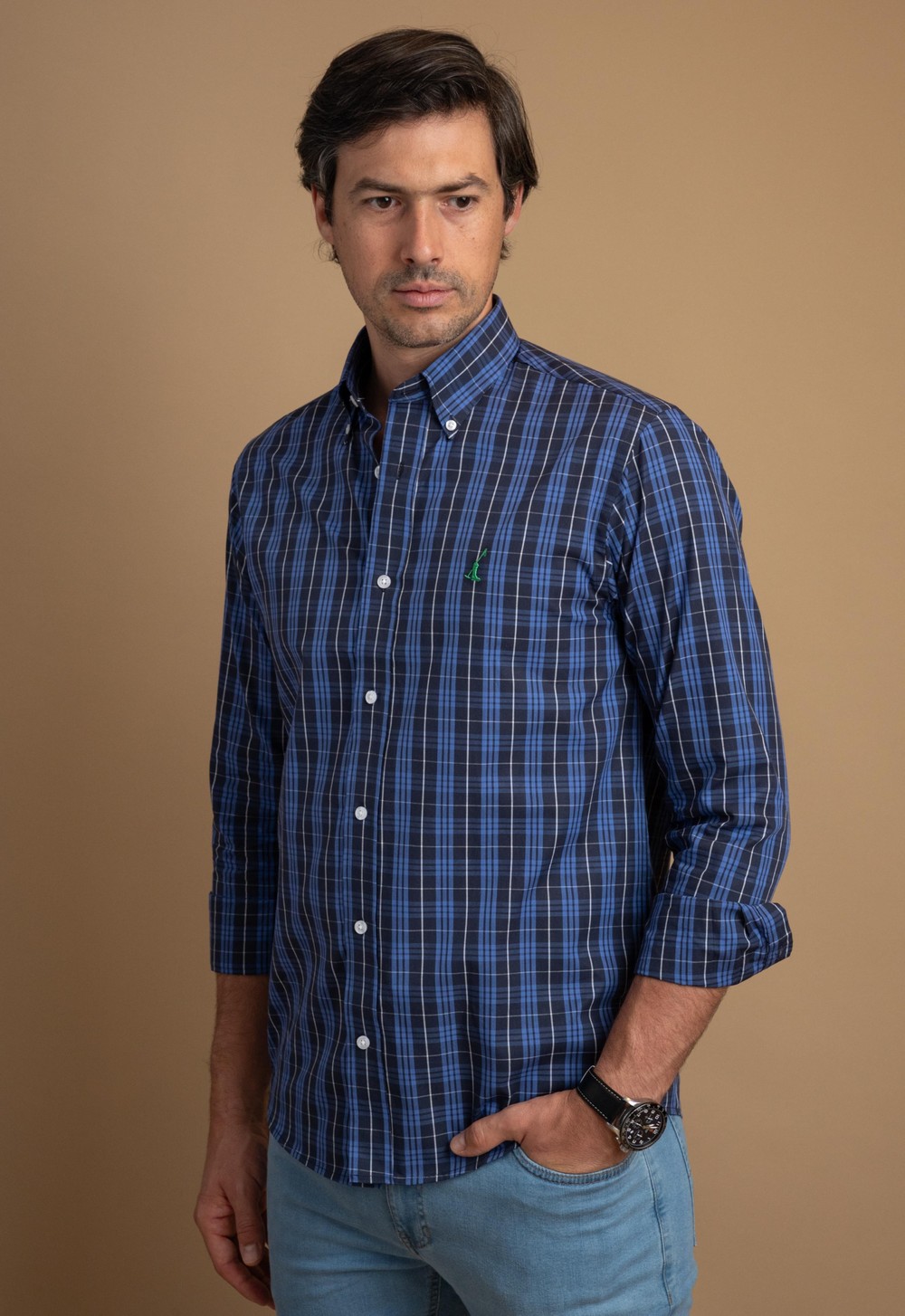 Camisa Hombre Juan Xadrez020