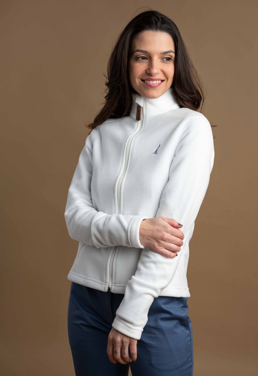 Casaco Fleece Feminino Neuquén OffWhite