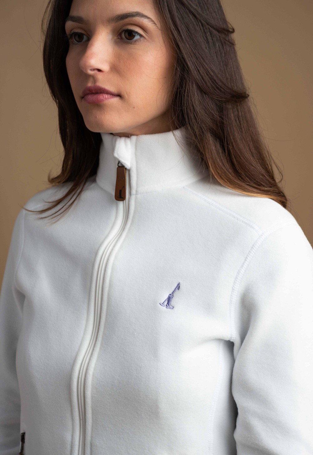 Casaco Fleece Feminino Neuquén OffWhite