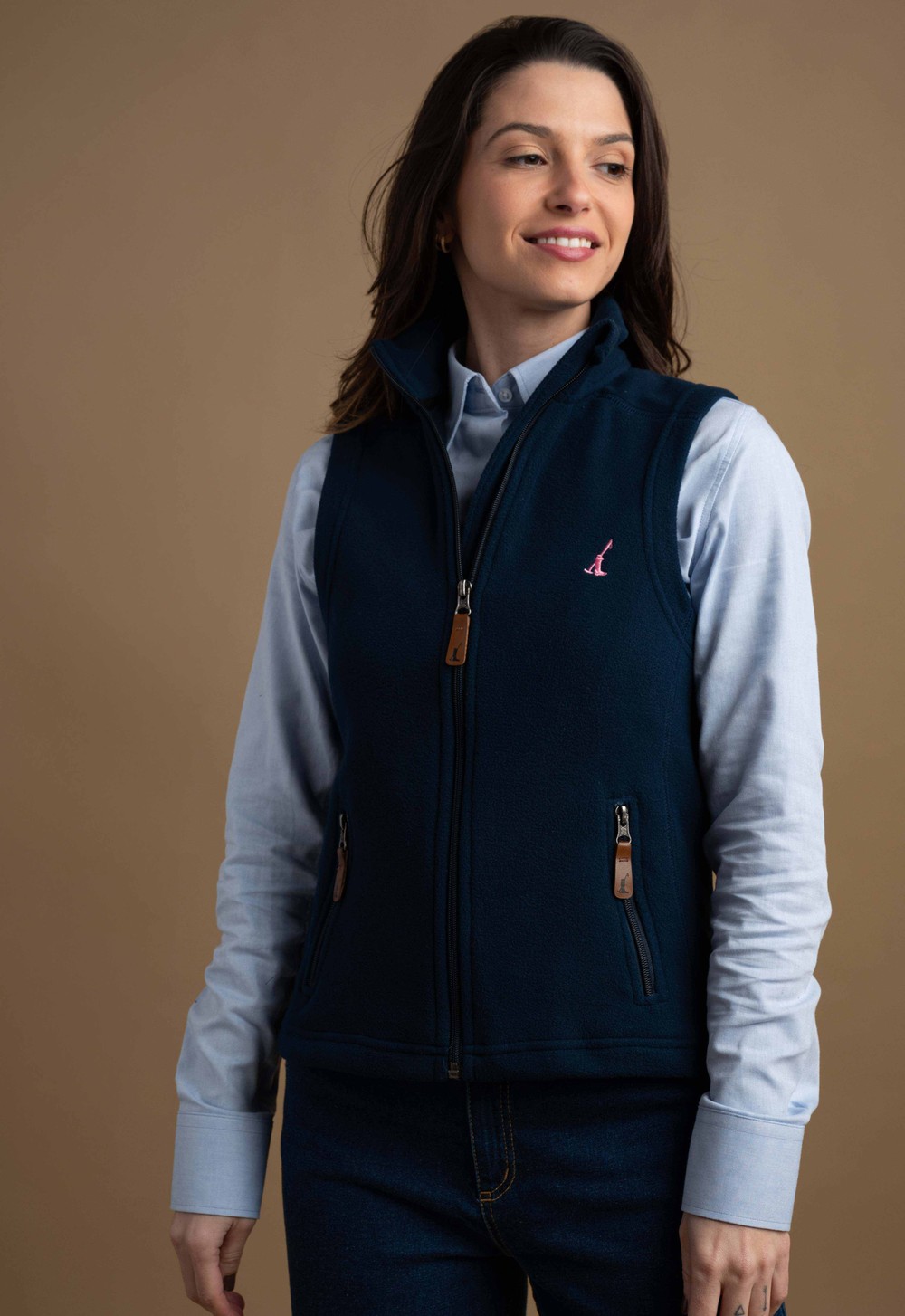 Colete Fleece Feminino Neuquén Azul Marinho