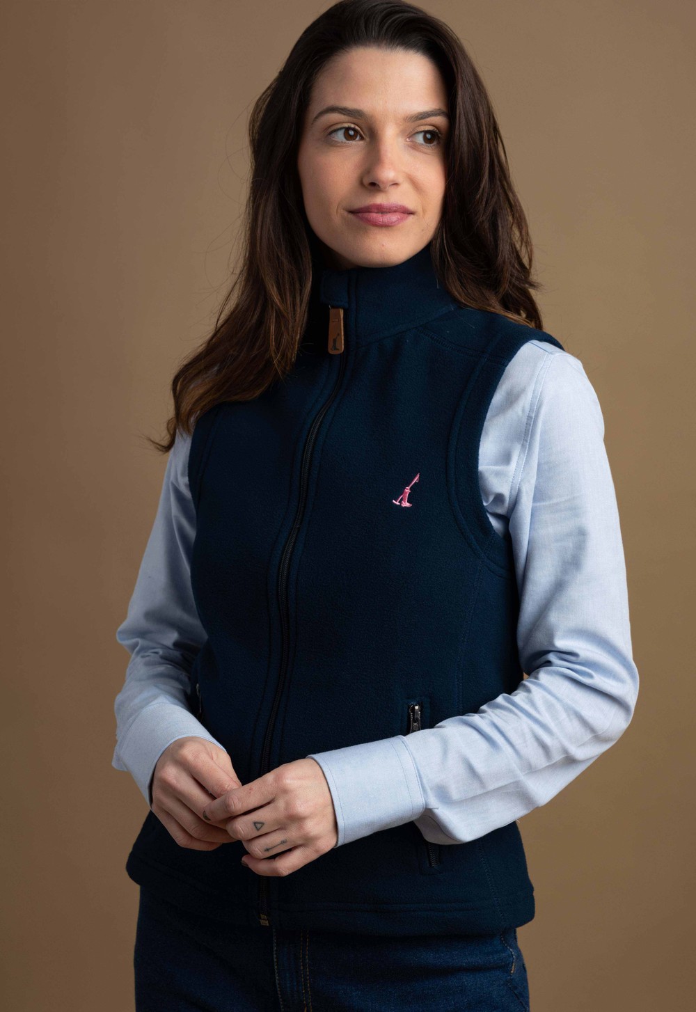 Colete Fleece Feminino Neuquén Azul Marinho