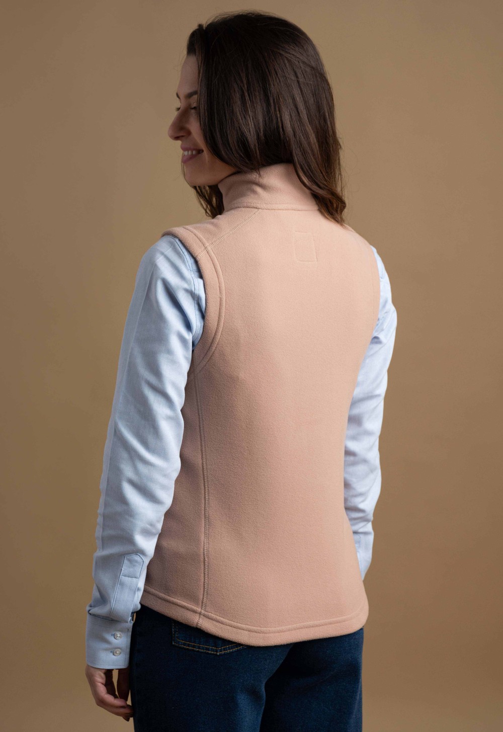 Colete Fleece Feminino Neuquén Bege