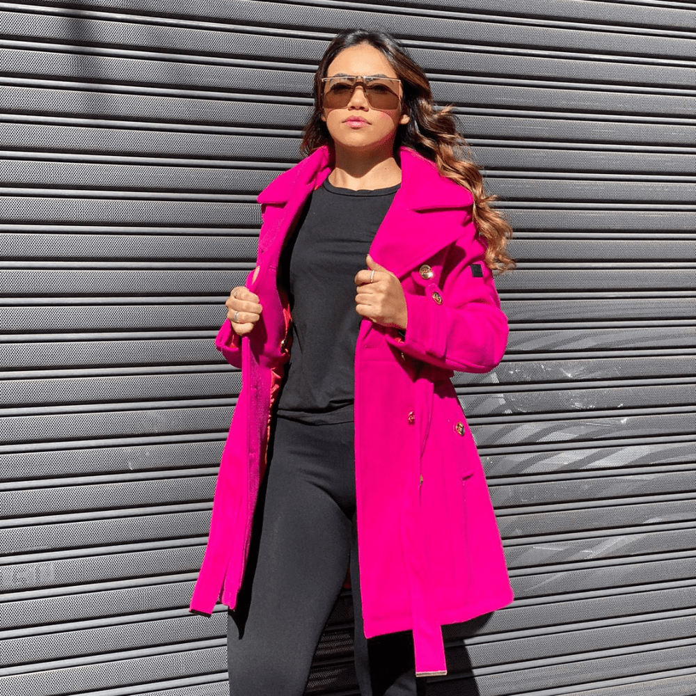 CASACO NEXY LA PRINCESA ALONGADO PINK - Maria Canela