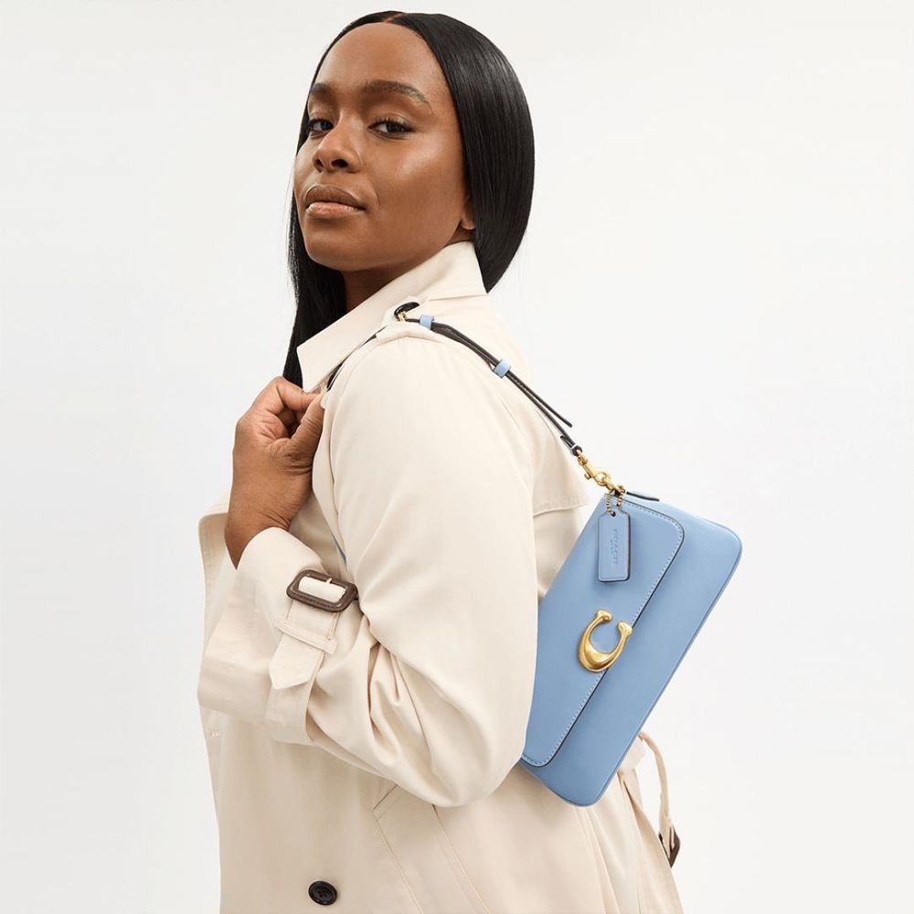 BOLSA COACH JET SHOULDER AZUL - Maria Canela