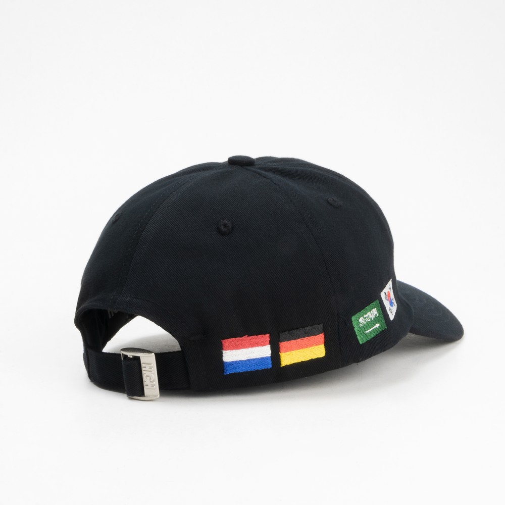 Boné High 6 Panel Logo - Black