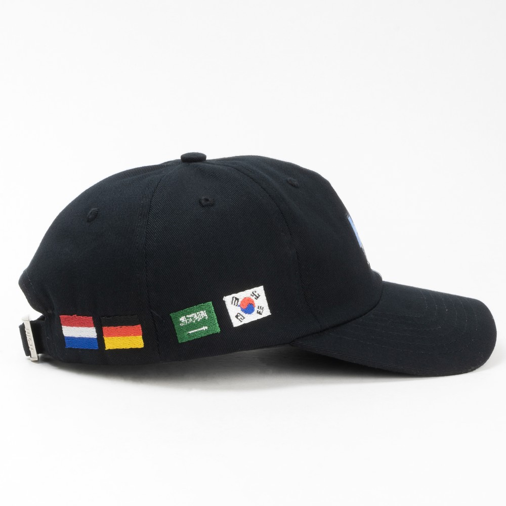 Boné High 6 Panel Logo - Black