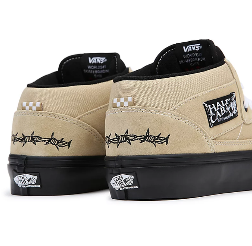 Tênis Vans Skate Half Cab X Elijah Berle Bege