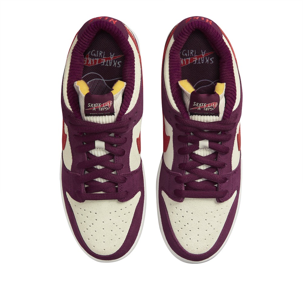 Tênis Nike SB Dunk Low Skate Like A Girl Roxo