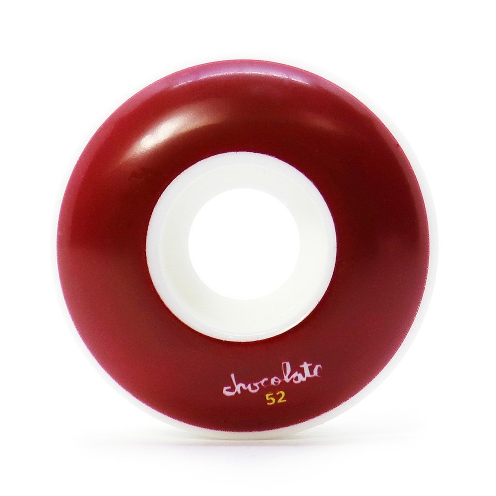 Roda Chocolate OG Chunk Staple 52MM - Vermelho