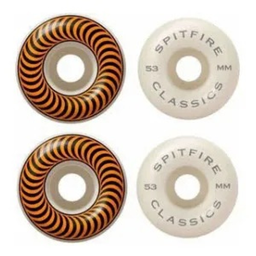 Roda Spitfire F4 Classic 53MM/101D - Laranja