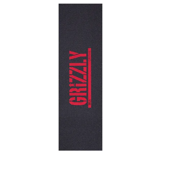 Lixa Grizzly Stamp - Vermelho