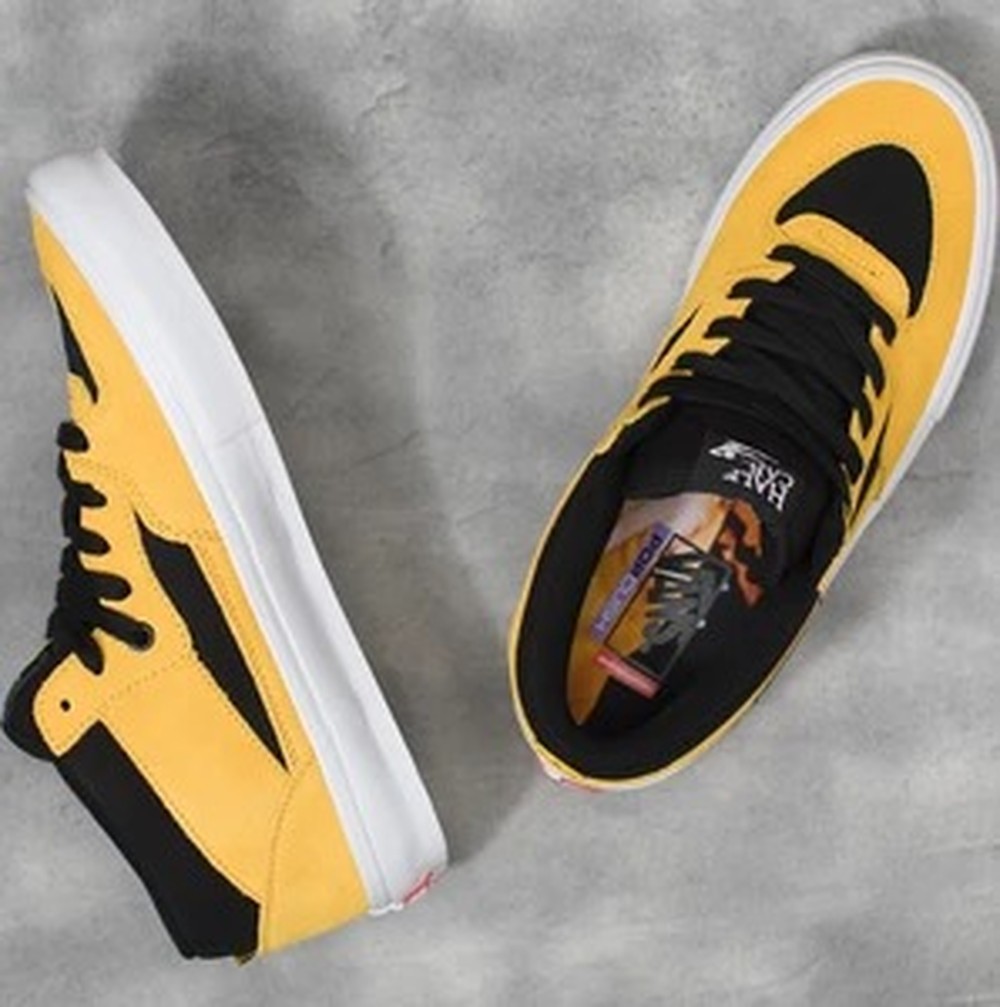 Tênis Vans Skate Half Cab X Bruce Lee Amarelo