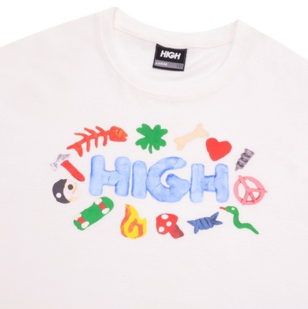 Camiseta High Clay Branco