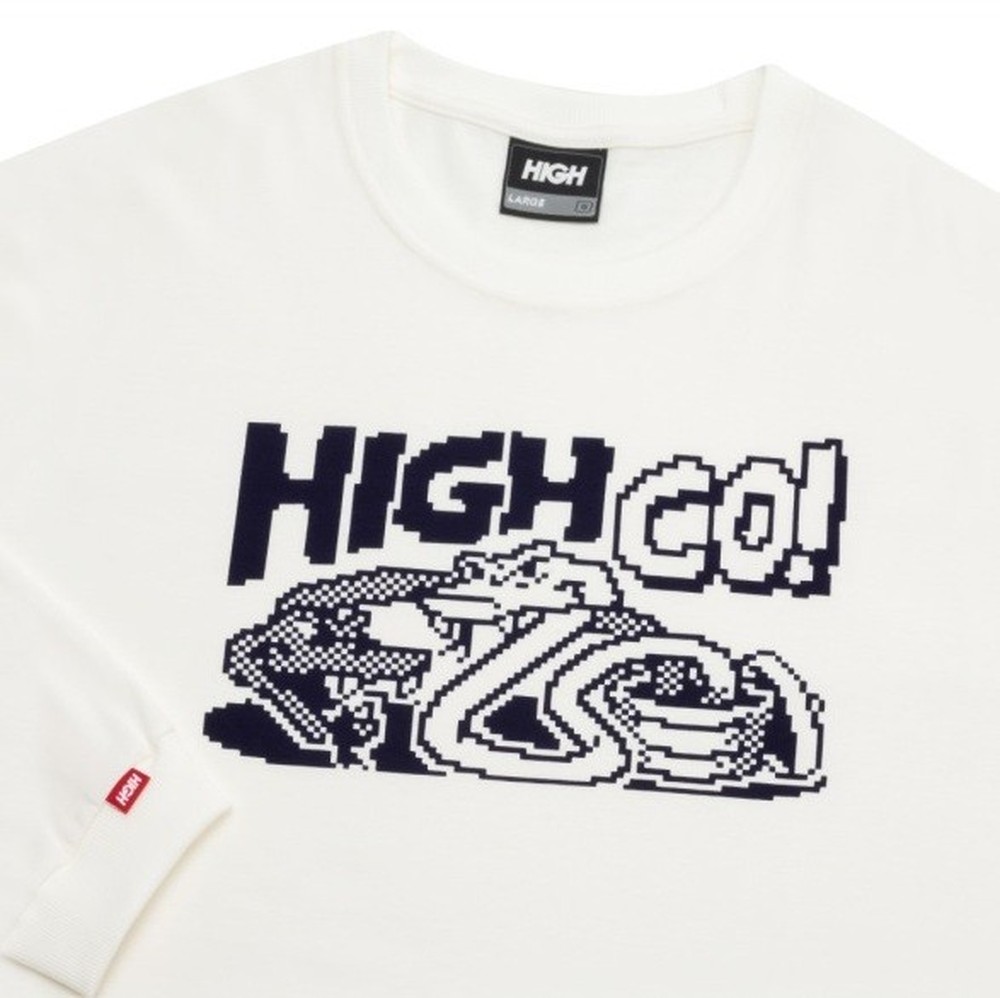 Camiseta High Manga Longa Cellphone Branco