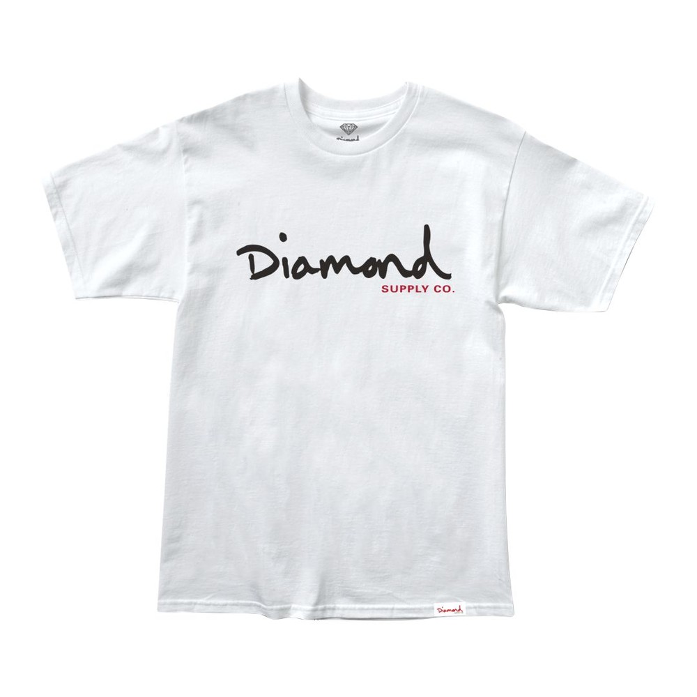 Camiseta Diamond OG Script Branca