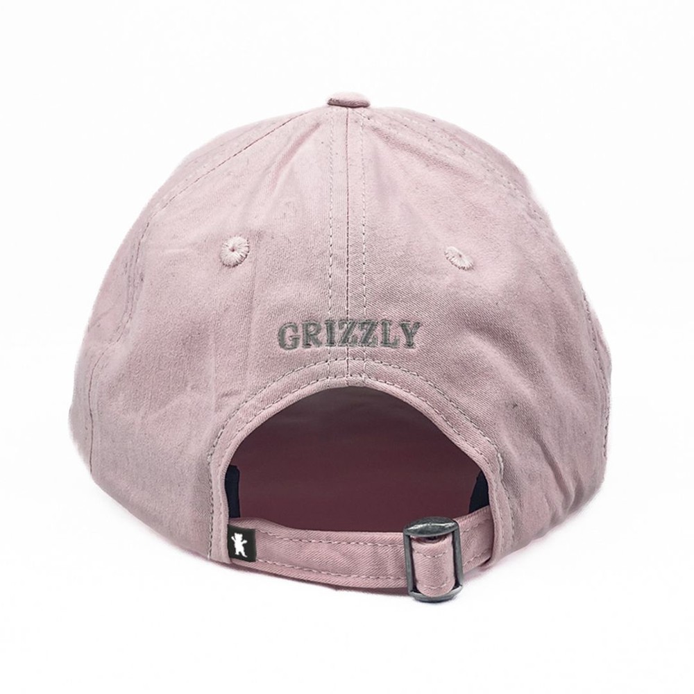 Boné Grizzly Dad Hat OG Bear - Rosa