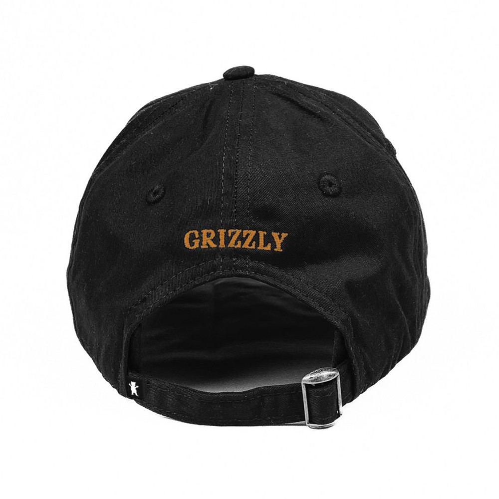 Boné Grizzly Dad Hat OG Bear - Preto 