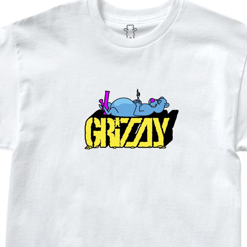 Camiseta Grizzly Couch Potato Branca