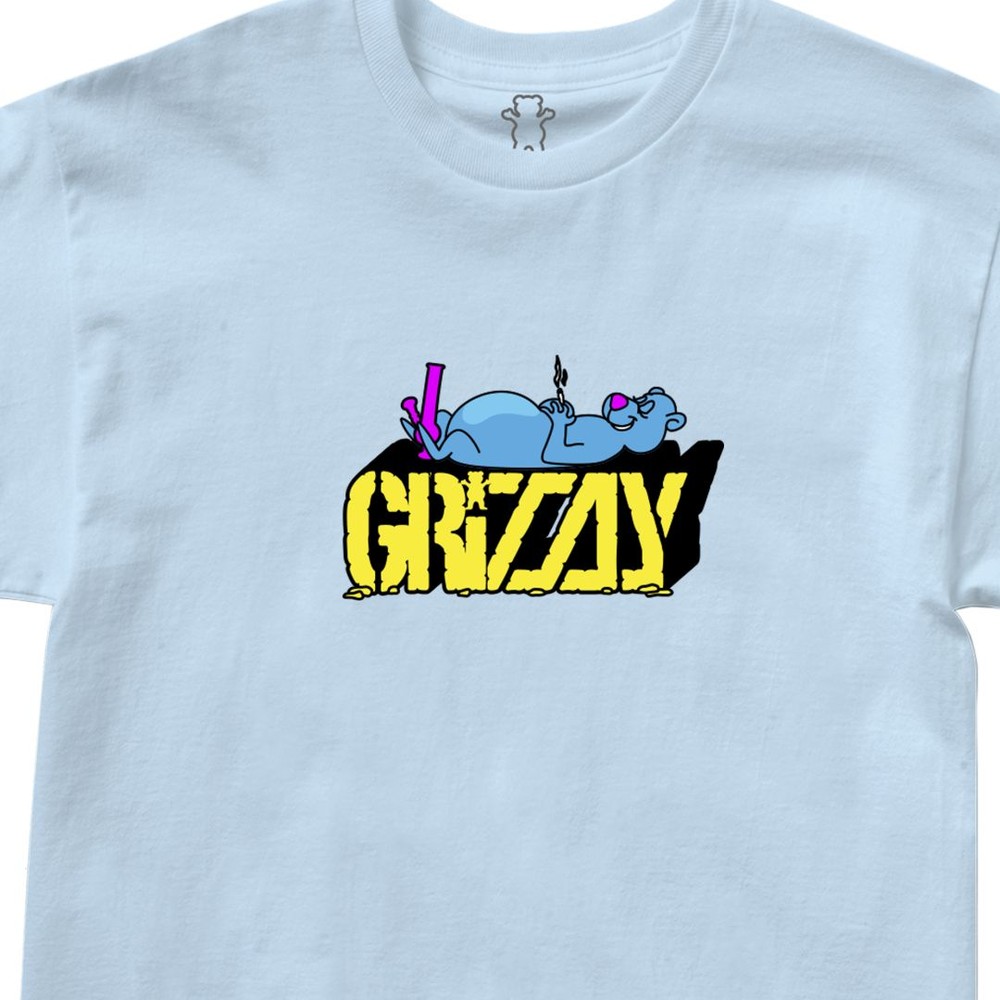 Camiseta Grizzly Couch Potato Azul Claro