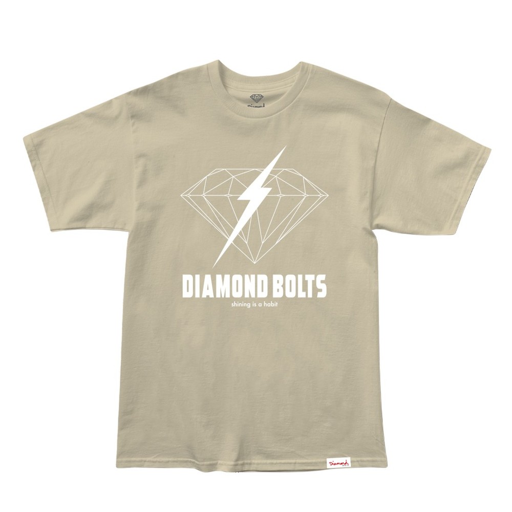 Camiseta Diamond Bolt Bege