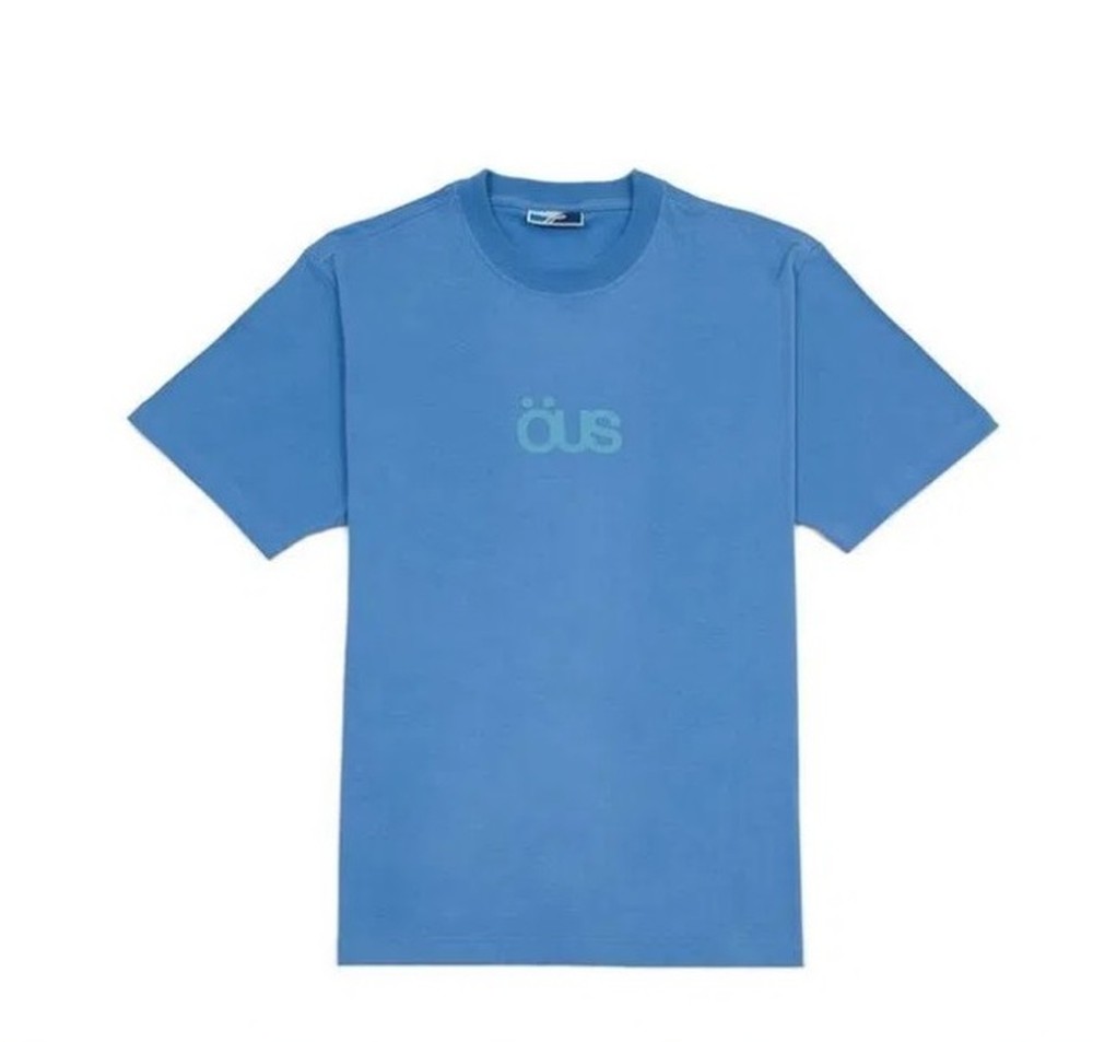 Camiseta Ous Semi Logo Azul