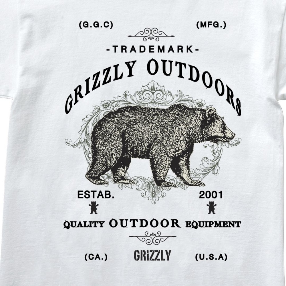 Camiseta Grizzly Certified Branco