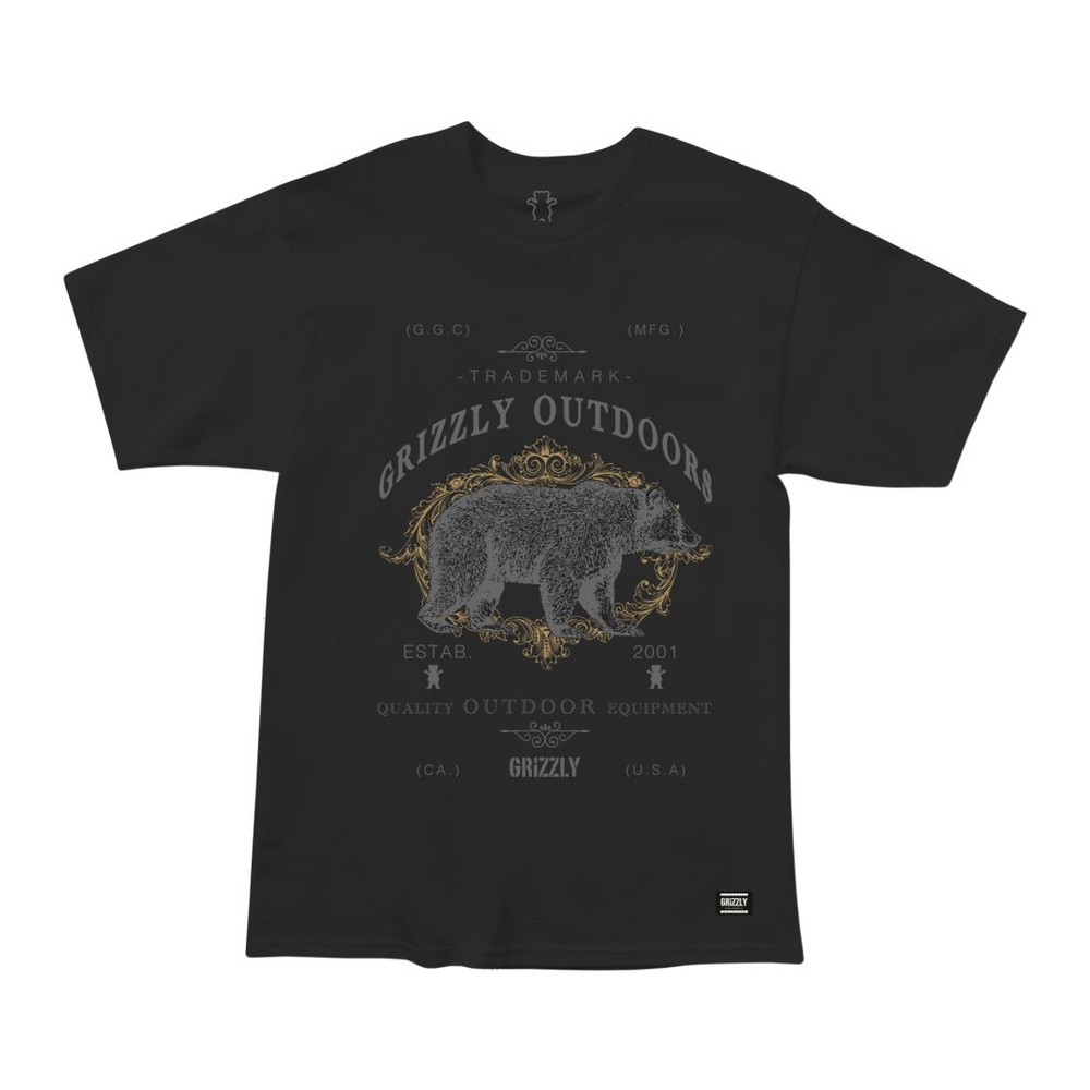 Camiseta Grizzly Certified Preto 