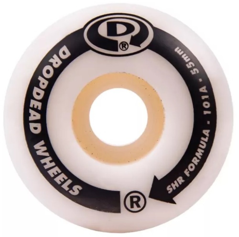 Roda Drop Dead Circle SHR 55MM/101A - Preto