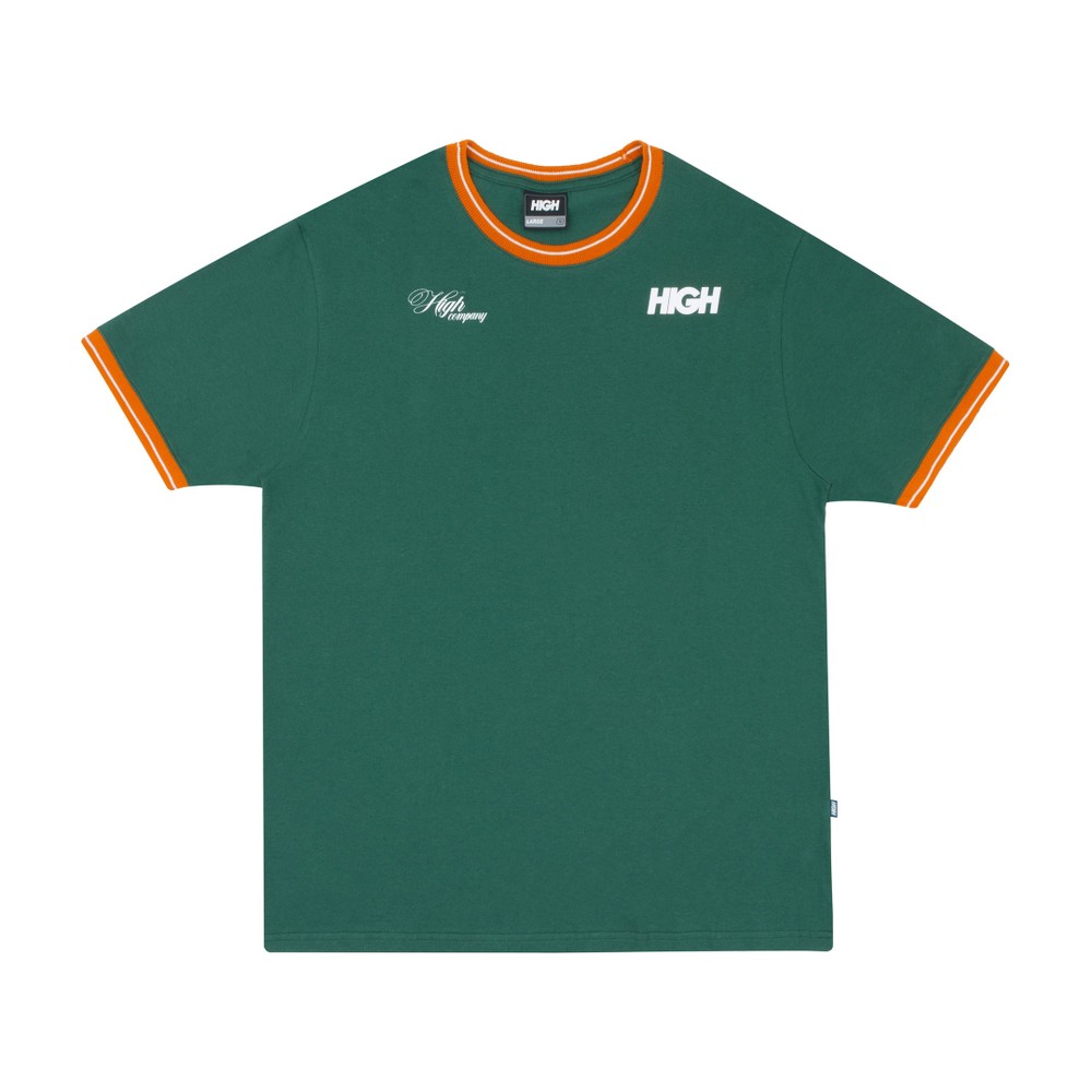 Camiseta High Classy Verde/Laranja