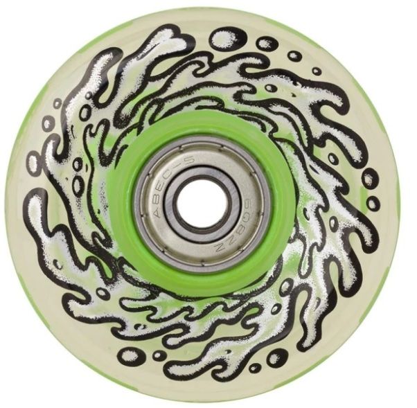 Roda Slime Balls Light UPS OG 60MM/78A - Branco/Verde