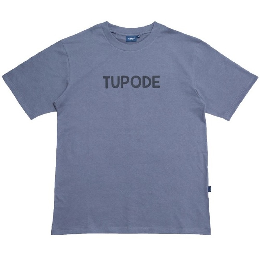 Camiseta Tupode Logo Grip Cinza Claro