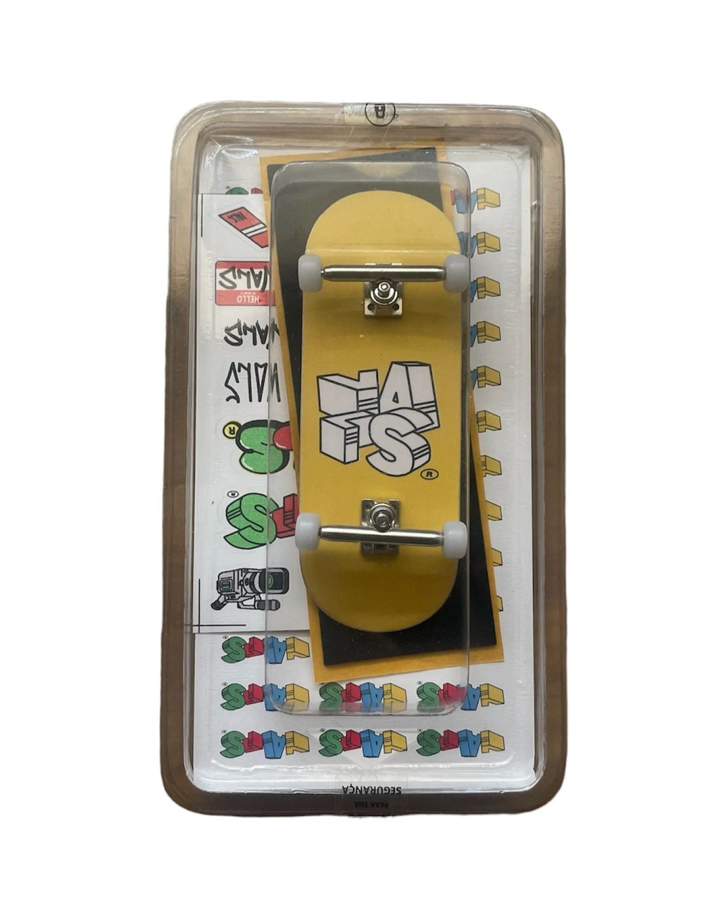 Skate Vals Fingerboard - Mini Logo Yellow